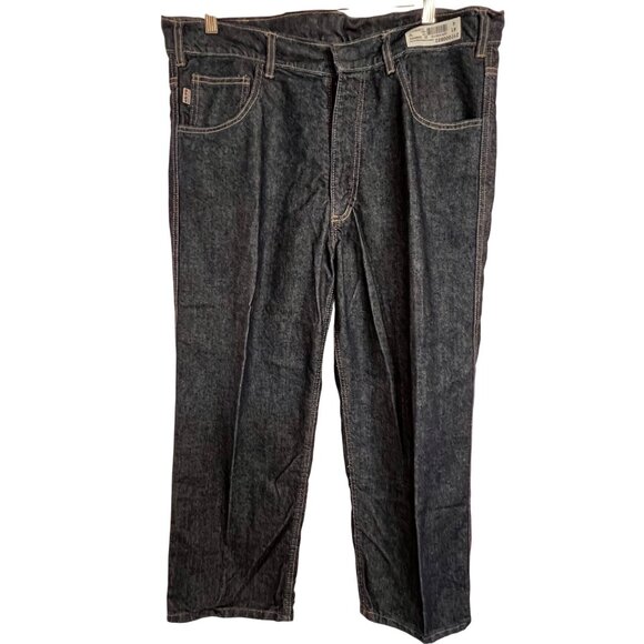AR/FR Macron Safety 12 Oz Denim Jeans 36 X 30 OSHA COMP Flame Resistant Made USA - Picture 1 of 16